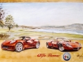 Oldtimer Aquarelle/Aquarelief