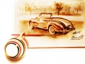 Oldtimer Aquarelle/Aquarelief