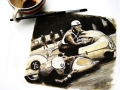 Oldtimer Aquarelle/Aquarelief