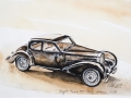 Oldtimer Aquarelle/Aquarelief