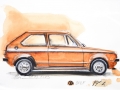 Oldtimer Aquarelle/Aquarelief