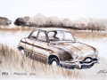 Oldtimer Aquarelle/Aquarelief