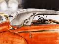 Oldtimer Aquarelle/Aquarelief