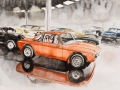 Oldtimer Aquarelle/Aquarelief