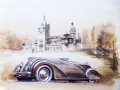 Oldtimer Aquarelle/Aquarelief