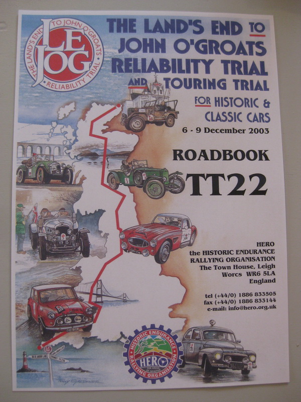 Rallye Le Jog, England, 6. bis 9.12.2003