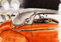 Oldtimer Aquarelle/Aquarelief