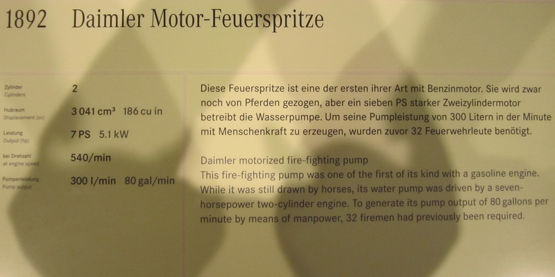 Daimler Motor-Feuerspritze 1892