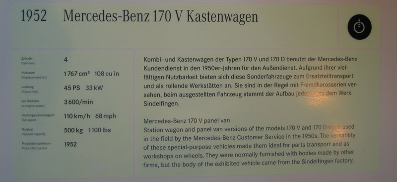 Mercedes-Benz 170 V Kastenwagen